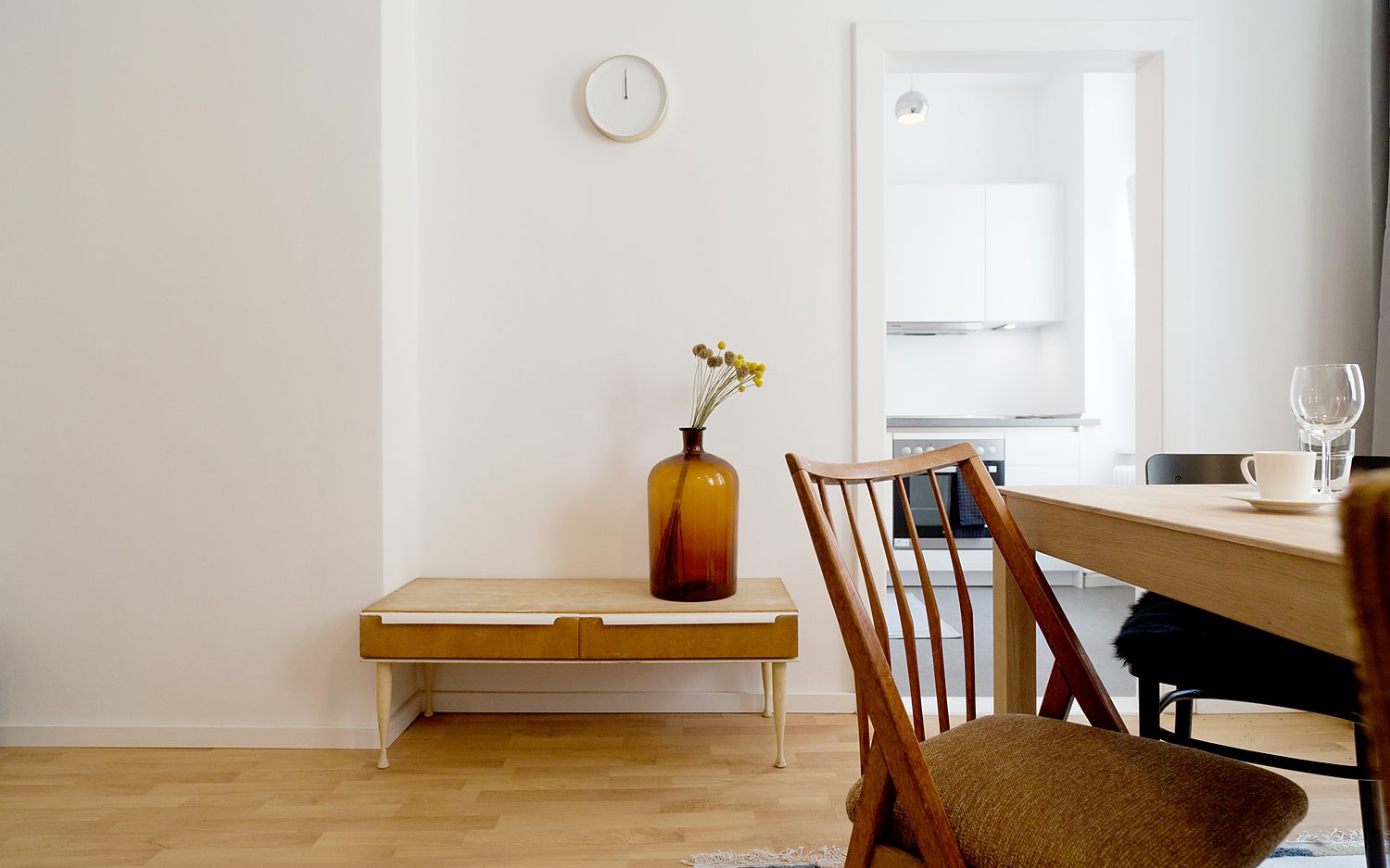 Wohnbereich einer Berliner Altbauwohnung